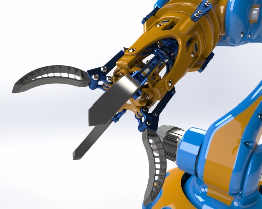 抓手机械臂 robotic-arm-printable-3d SW缩略图